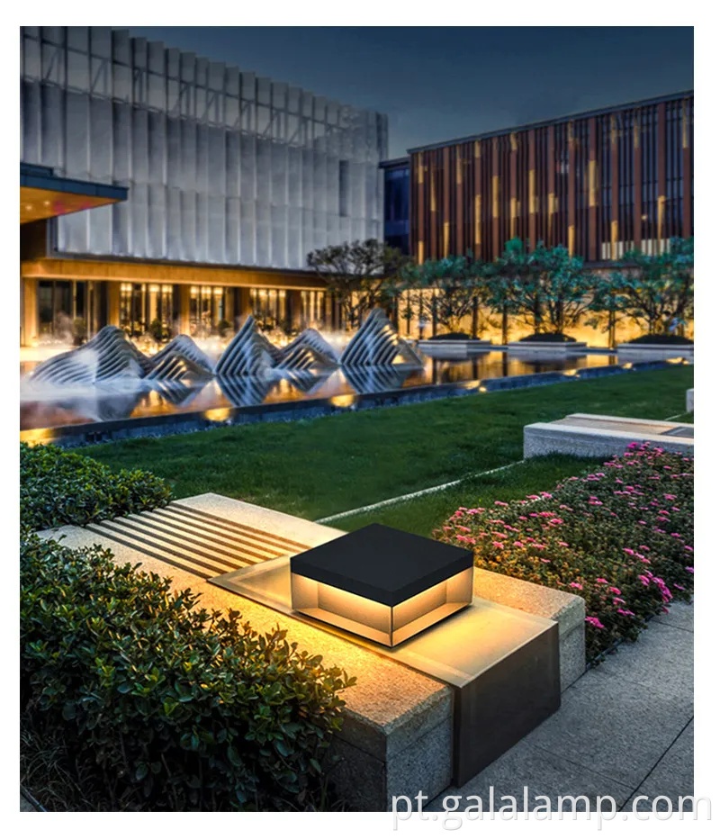 Elegante IP54 Impermeável aço inoxidável LED ILUSTIMENTO AUTO